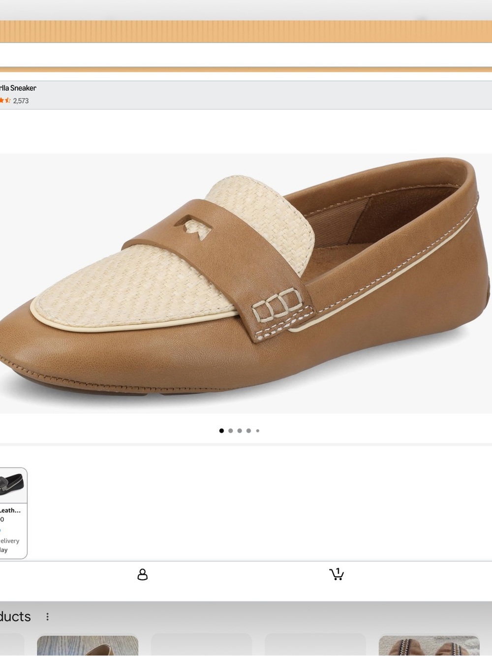 Birdies The Vesper. Slip on. 100% leather. Rubber sole. Cappuccino Raffia. 9.5 - Picture 12 of 12